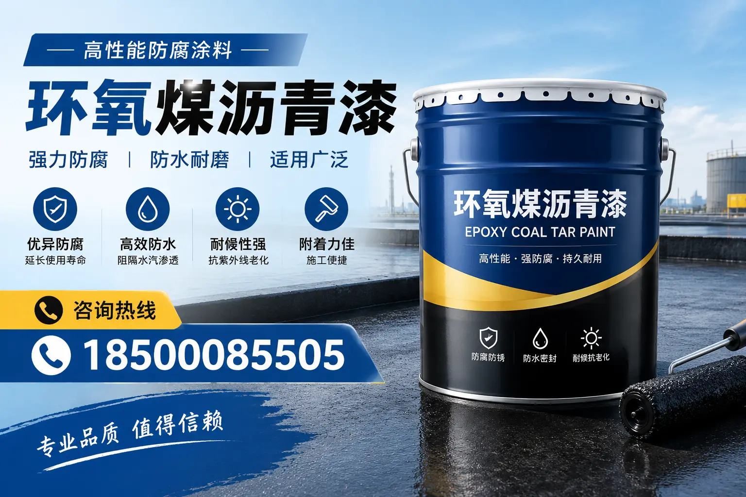 环氧煤沥青漆的主要成分与功能,周口用户深度了解
